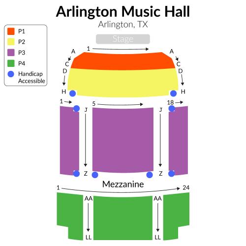 Arlington Music Hall Seating Chart